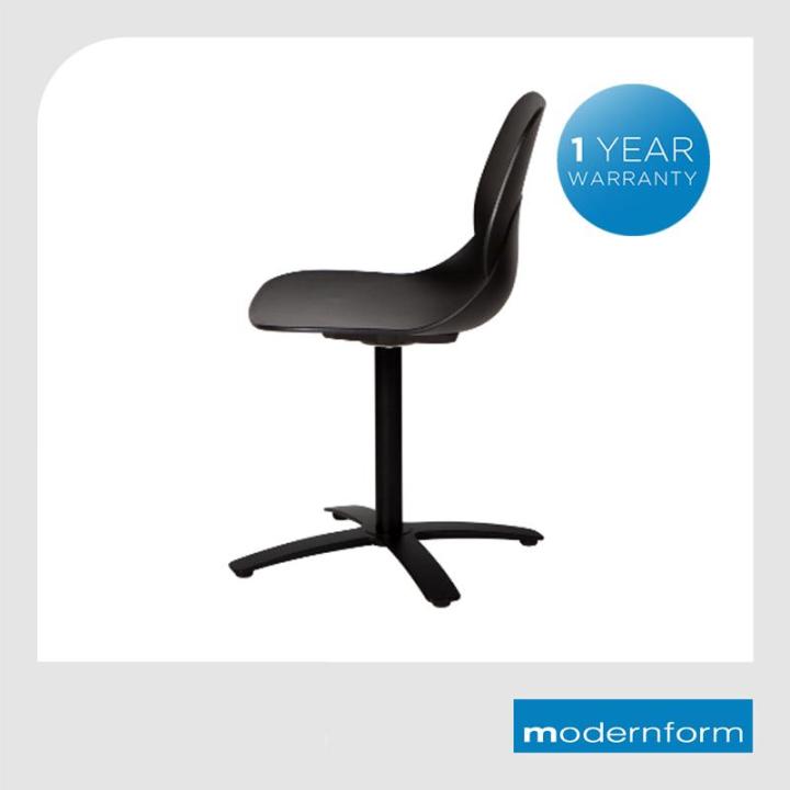 modernform-เก้าอี้เอนกประสงค์-เก้าอี้สัมมนา-เก้าอี้ทำงาน-เก้าอี้จัดประชุม-รุ่น-ct618-สีดำ-บอดี้พลาสติก-น้ำหนักเบาทนทาน-ขาเหล็ก