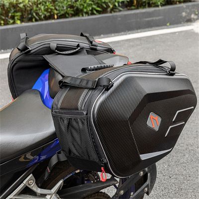 №►✈ Motorcycle Waterproof Racing Race Moto Helmet Travel Bags Suitcase Saddlebags Riding Side Bag Luggage Helmet Travel Bag Tail Bag