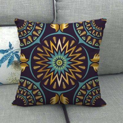 Beautiful Bohemian Pattern Aztec Geometric Stripes Home Life Decoration Cushions Covers LinenCotton Pillows &amp; Bolsters Art Square Sofa Throw Pillowcase Minimalist Fashion Nordic Style For Office Car Cafe Bar