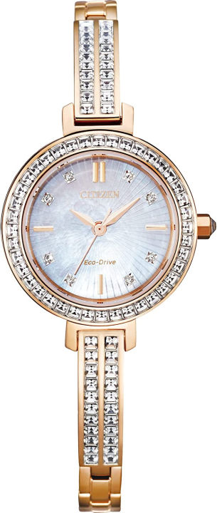 citizen-womens-classic-eco-drive-watch-stainless-steel-pink-gold-bracelet-white-dial