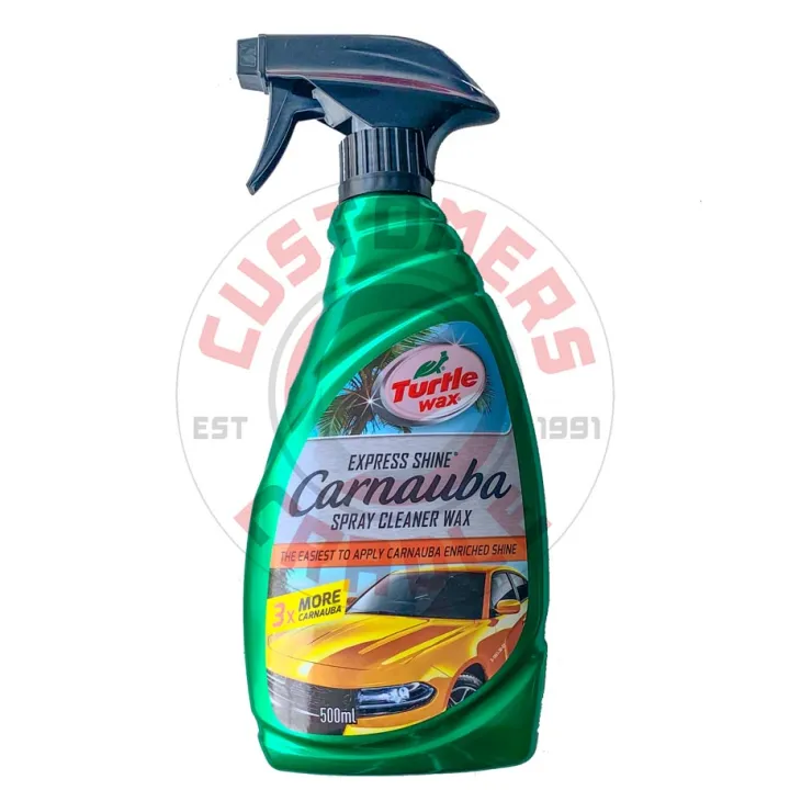 Turtle Wax Express Shine Carnauba Spray Cleaner Wax (500ml) NEW PACKING