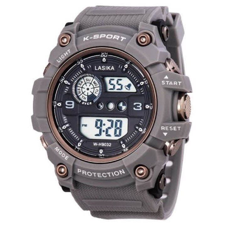 Original LASIKA W-H9032 LED Sports 100% waterproof Digital watch ...