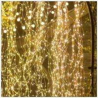 ZZOOI Light String Holiday Festoon Fairy Party Lights LED Icicle Lights for Christmas Outdoor Wedding Tree Lighting Decoration