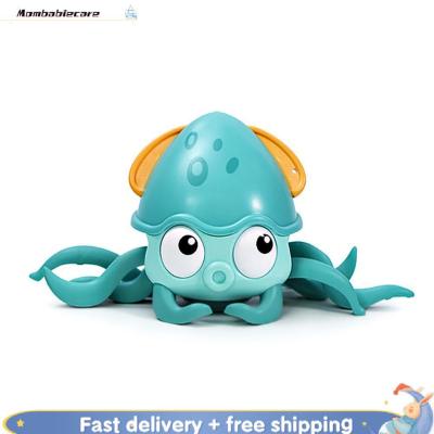 Walking Octopus for Kids Crawling Octopus Floating Wind Up Bath Toy Walking Amphibious Octopus Interactive Bath Gift