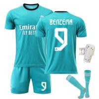 Real Madrid 2 road green shirt modric 10  benzema 9 35 times champion football suits 1