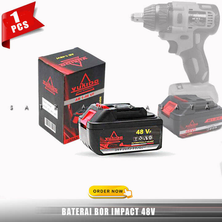 TURUN HARGA.. Yuikdo Batre Baterai Battery Cordless Pressure Washer 48V ...