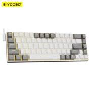 E-YOOSO Z686 USB 60% Mini Bàn phím chơi game cơ xanh đỏ Chuyển Đổi 68 Phím