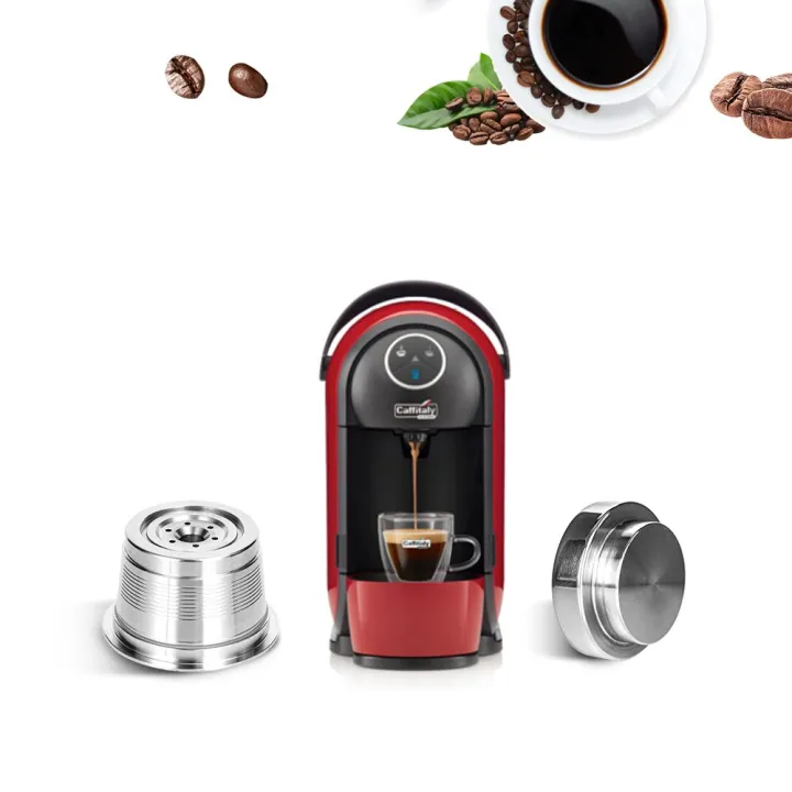 Stainless Steel Refillable Caffitaly Tchibo Cafissimo Minipresso Coffee