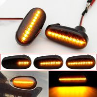 2Pcs For Alfa Romeo Mito 955 147 GT 937 Fiat Bravo mk2 Dynamic LED Side Marker Lights Arrow Turn Signal Flashing Blinker Lamps Bulbs  LEDs HIDs