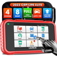 เปิดตัวเครื่องสแกนเนอร์ OBD2, เครื่องมือสแกนการวินิจฉัย Elite CRP129E 2023, เครื่องอ่านรหัส ABS/SRS/TCM/เครื่องยนต์, บริการรีเซ็ต 8 รายการ, น้ำมัน/EPB/TPMS/SAS/BMS/รีเซ็ตคันเร่ง, การเข้ารหัสหัวฉีด, Auto Vin, อัปเดตฟรีตลอดอายุการใช้งาน