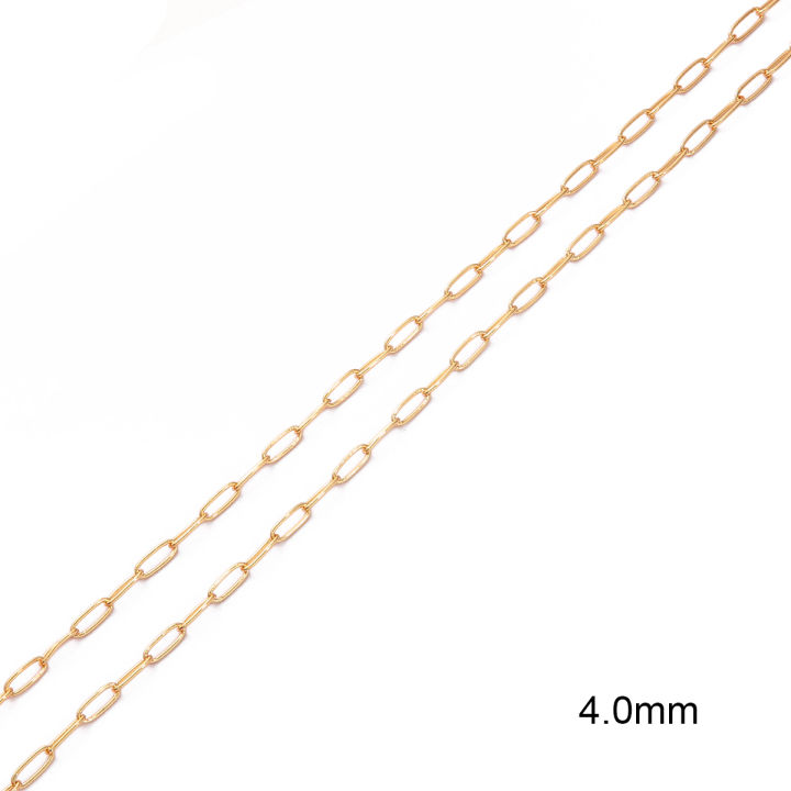 1-meter-bag-ทองเหลืองทองแดง-chain-18k-ชุบทอง-link-chain-สำหรับ-diy-สร้อยคอเครื่องประดับทำสร้อยคอมืออุปกรณ์เสริมอุปกรณ์ทำด้วยมือ