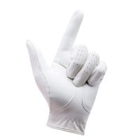 1pc Golf Gloves MenS Elastic Anti Slip Leather Gloves Wear-Resistant Lambskin Left Hand Breathable Gloves