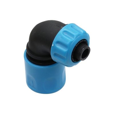 1Pc 1/2 quot; (12.5mm) ABS Garden Water Connector Soft Water Pipe Elbow Faucet Joint Garden Irrigation Hose Rapid Connection Adapter