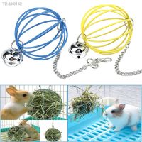 ✌✶ Stainless Steel Hamster Toy Hanging Hay Ball Round Cage Feed Distribution Sports Guinea Pig Rabbit Pet Supplies PetCloud