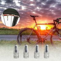 【HOT】 4 Pcs Aluminum Road MTB Racing Presta Caps Covered Protector Dustproof Law Mouth Inner