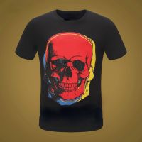 Hot Drill Tshirt Mens 2022 Trend Mens Youth Tshirt Half Sleeve Bottomed Shirt