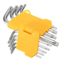 ชิ้น/เซ็ต Auto Anti Tamper Proof Torx Star Hex Key Wrench L-Shape T10-T50-Kuosie