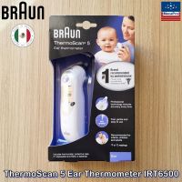 Braun® ThermoScan® 5 Ear Thermometer IRT6500 เครื่องวัดอุณหภูมิ ทางหู ดิจิตอล สำหรับทารก - ผู้ใหญ่ เทอร์โมมิเตอร์ Digital Ear Thermometer for Babies, Kids, Toddlers and Adults