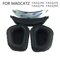 ที่ครอบหูอะไหล่สำหรับหูฟัง MADCATZ F.r. Q.3 5 7 TE โฟมจำรูปที่คาดศีรษะเบาะที่ครอบหูอุปกรณ์อะไหล่ซ่อม