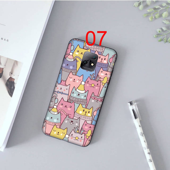 cute-cat-อ่อนนุ่ม-ซิลิโคน-เคสโทรศัพท์-หรับ-xiaomi-redmi-note-11-9t-10c-10s-11i-12-11t-10-max-pro-black-ปก