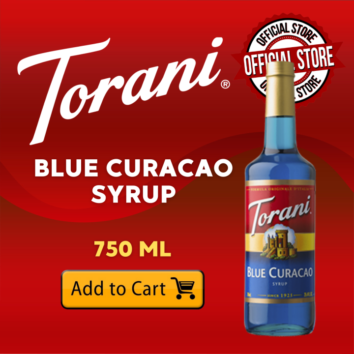 Torani Blue Curacao Flavoring Syrup 750 mL Lazada PH