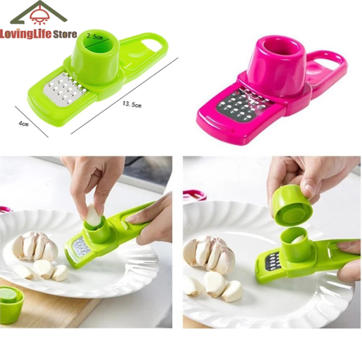 1pc Pressed Garlic Chopper, Mini Multifunctional Stainless Steel