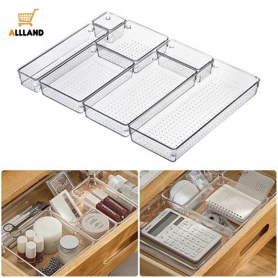 Multiple Sizes Drawer Free Combination Transparent Storage Box/ Desktop Cosmetic Stationery Organize Case/ Home Multipurpose Sundries Sorting Container