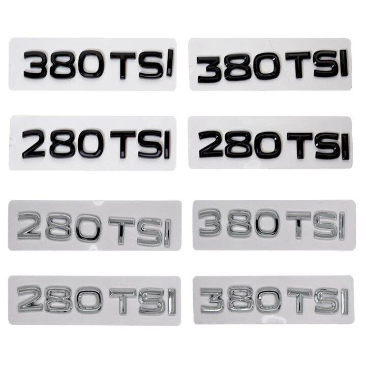 New 280TSI 380TSI letter emblem 280 380 TSI logo sticker for Volkswagen ...