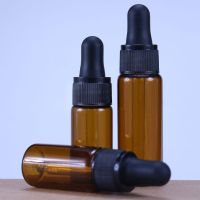 10ml 15ml 20ml Amber Drop Amber Bottle Glass Aromatherapy Liquid Dropper essential basic massage oil Pipette Refillable Bottles