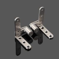 Stainless Steel Rotation Door Hinges Page Hidden Heavy Duty Pivot Hinge Doors Catches Latch Adjustable Up Down Hinge Furniture