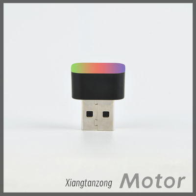 Xiangtanzong ไฟสร้างบรรยากาศภายในรถยนต์ไฟรถยนต์ LED USB จำนวน1ชิ้น Lampu Hias