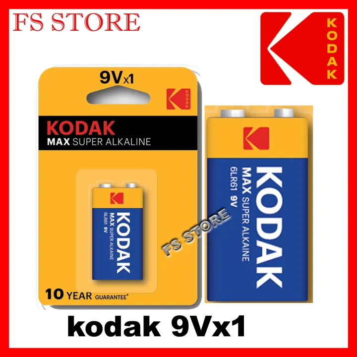 Kodak Max Alkaline 9v 1pack K9v 1 Lazada 1092