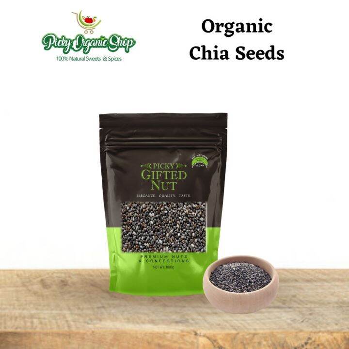 Organic Chia Seeds (Keto/Low Carb) 150g500g Lazada PH