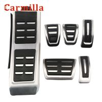 Carmilla Car Pedals for Audi A4 B8 A6 A7 A8 S4 RS4A5 S5 RS5 8T Q5 SQ5 8R Fuel Brake Footrest Pedal Cover Auto Accessories