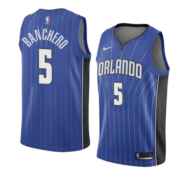 2022-23 New Original NBA Basketball Men's Jersey Orlando Magic #5 Paolo ...