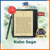 Kobo Sage 8 Inch 32Gb Có Thể Dùng Bút Stylus - Chống nước, Bluetooth, WiFi