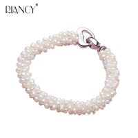 【CW】 New Fashion freshwater white pearl bracelets Small bracelet for women wedding gift