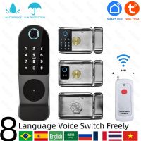 【YF】 TUYA WIFI outdoor waterproof smart lock fingerprint biometric digital with remote control electronic door