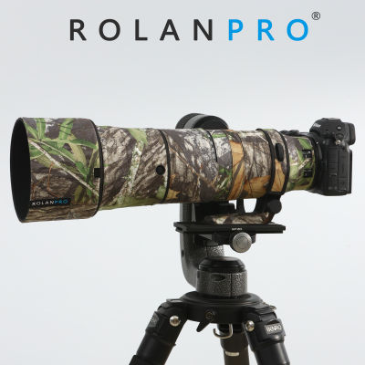 ROLANPRO เสื้อกันหนาวลายทหารเลนส์กันน้ำสำหรับ Nikon Z 180-600Mm F/5.6-6.3 VR เคสเคสโทรศัพท์กันกระแทกเลนส์ที่บังฝน