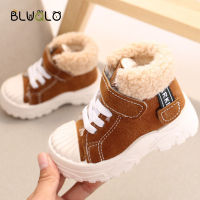 Autumn And Winter 2021 Childrens Casual Shoes Girls PU Leather Short Boots Kids Boys Non-Slip Sneakers Toddler Girl Martin Boot