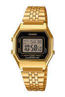 Casio Standard นาฬิกาข้อมือผู้หญิง สายสแตนเลส รุ่น LA680,LA680WGA,LA680WGA-1 - สีทอง