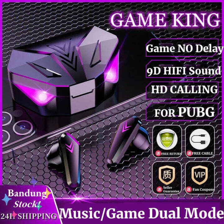 TWS X15 Gaming Earbuds Low Latency Wireless Earphone with Mic Bass