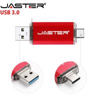 JASTER Type-C OTG USB 3.0 Flash Drive 64GB 32GB 16GB Pen Drive Smart Phone Memory Mini USB Stick Type - C 3.1 Dual Double Plug