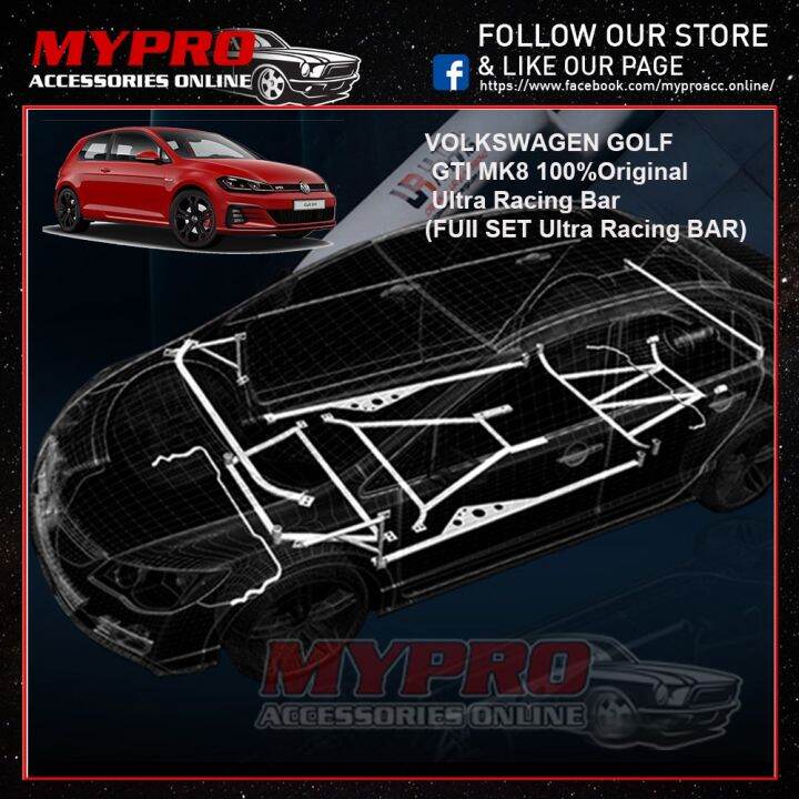 VOLKSWAGEN GOLF GTI MK8 100Original Ultra Racing Bar (FUII SET Ultra
