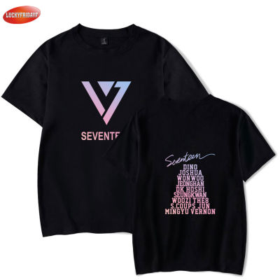 SEVENTEEN kpop Summer Cool T-shirt Men/Women Short Sleeve Fashion  Print tshirt SEVENTEEN Cal Tee shirts Streetwear Clothes