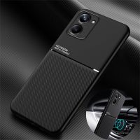 For Realme 10 Pro 5G Case Leather With Metal Plate Magnetic Holder Phone Case For Realme 10Pro Realme10 Pro Plus 5g Back Cover