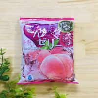 เจลลี่กลิ่นพีช KONJAC JELLY PEACH 16 กรัม X 6 ชิ้น (YUKIGUNI AGURI BRAND) 6PC