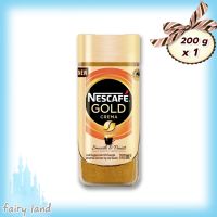 Coffee NESCAFE Gold Crema Smooth &amp; Finest Jar 200g : :  กาแฟ เนสกาแฟ โกลด์ เครมา สมูท 200 กรัม