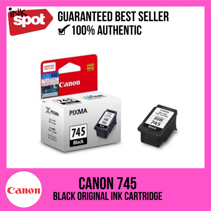 Canon Pixma 745 PG745 Black Original Ink Cartridge Lazada PH