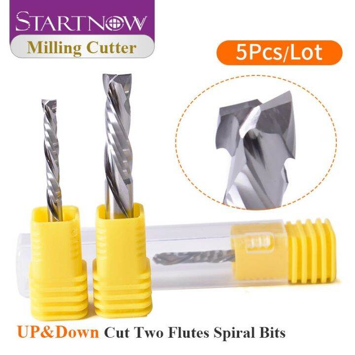 ใหม่2023-startnow-5pcs-up-amp-down-ตัดเครื่องตัดมิลลิ่งแบบฟันคู่ดอกสว่านเกลียวทังสเตนสตีลคาร์ไบด์-cnc-router-ดอกสว่านสลัก